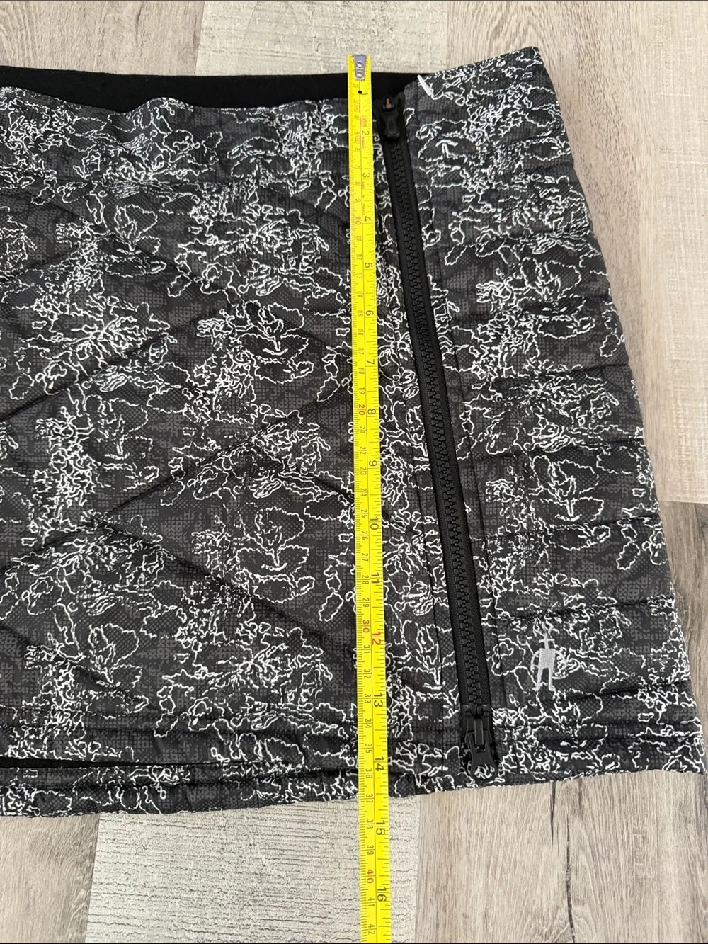 Smartwool Smartloft Corbet 120 Quilted Floral Print Insulated Skirt with Side Zi